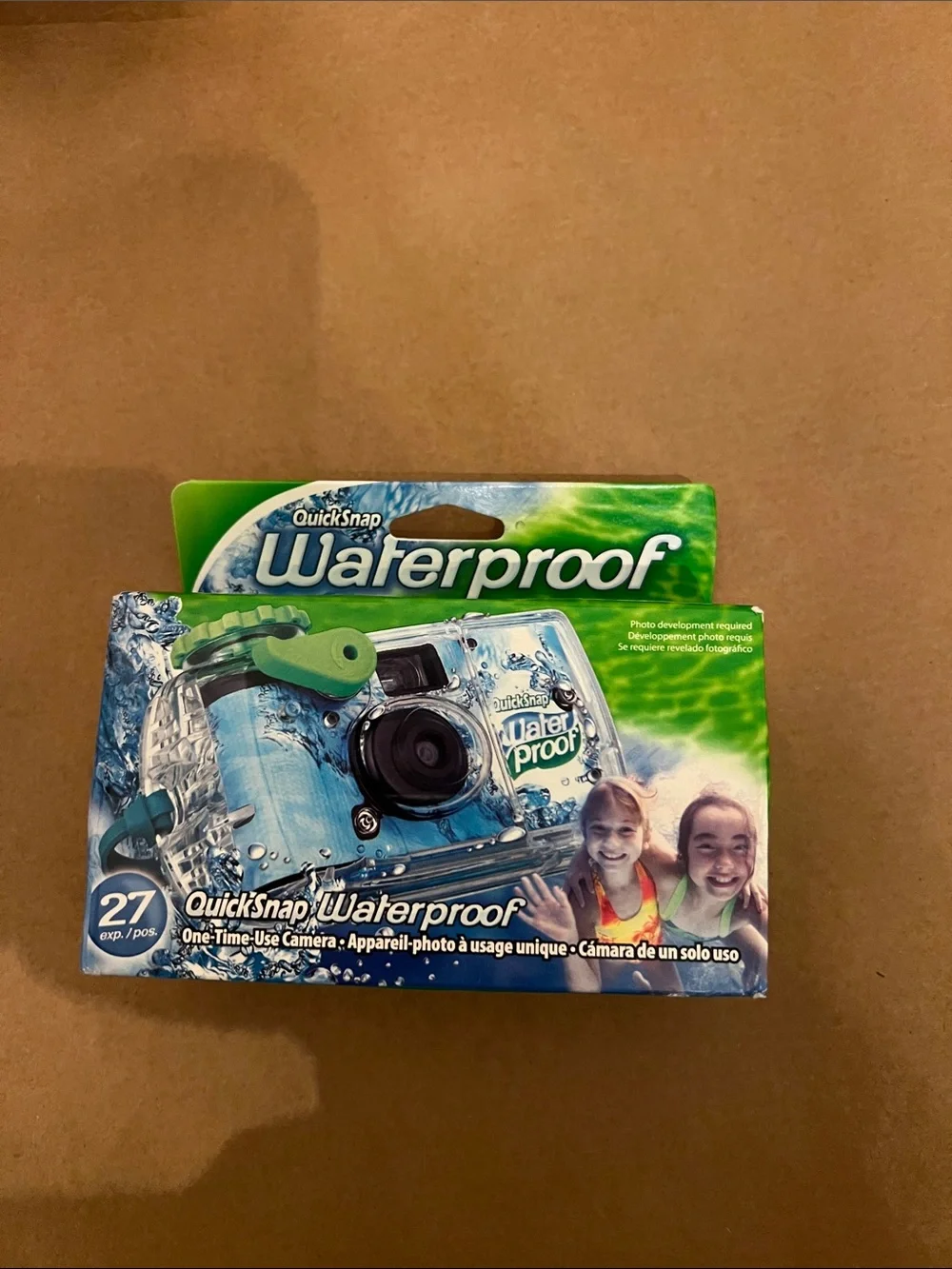Fujifilm Waterproof QuickSnap Disposable Camera - Blue/Green